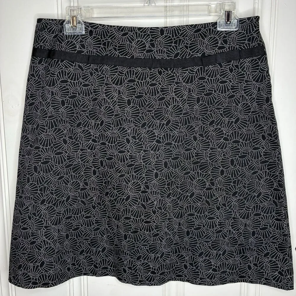 A-line Cotton Blend Skirt Sz 16 VTG Liz‎ Claiborne Classic Preppy Capsule Comfy